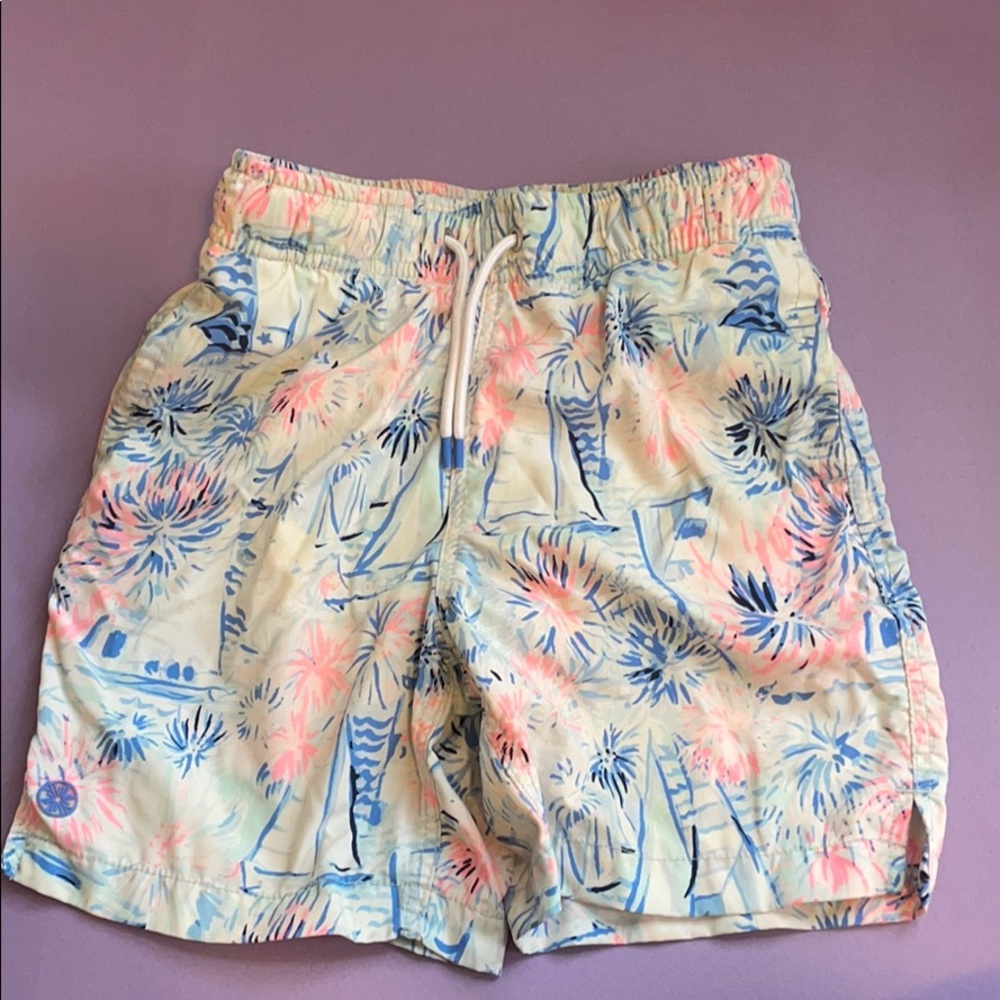 Boys M Lilly Pulitzer swim trunk